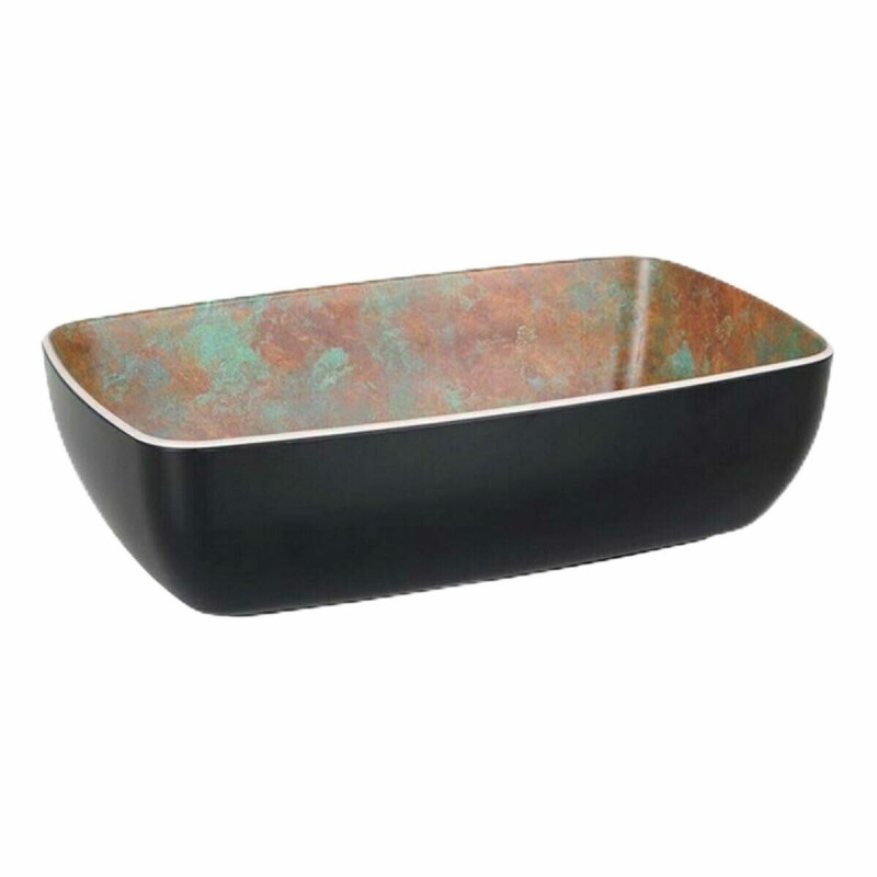 Teglia da Cucina Viejo Valle Nero Melammina 6 Unità
