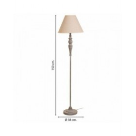Lampada da Terra Alexandra House Living Bianco Grigio 220-240 V 38 x 150 x 38 cm