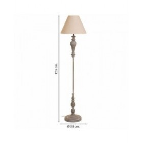 Lampada da Terra Alexandra House Living Bianco Grigio 220-240 V 38 x 155 x 38 cm