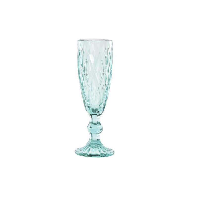 Calice DKD Home Decor Cristallo Turchese (150 ml)