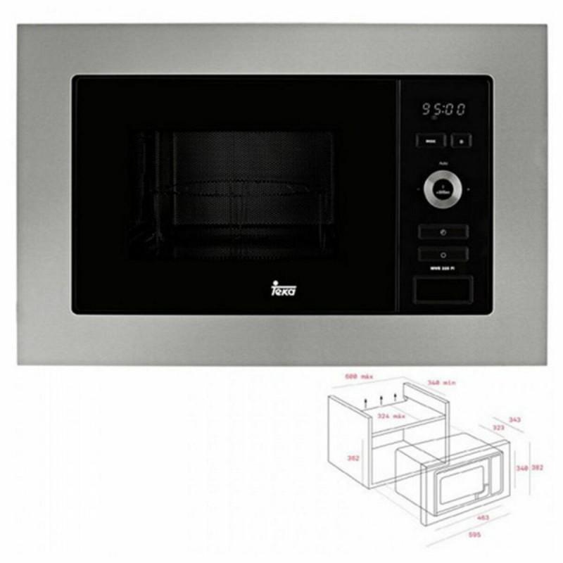 Microonde da Incasso con Grill Teka MWE 225 FI 20 L 800W Acciaio 800 W 20 L