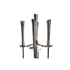 Utensili da Camino DKD Home Decor Acciaio inossidabile Alluminio (20 x 20 x 78 cm)