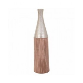 Vaso Alexandra House Living Argento Ceramica 13 x 53 x 13 cm