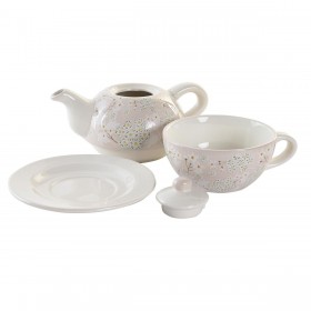 Teiera DKD Home Decor Tazza 750 ml Dolomite (2 Unità)
