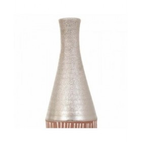 Vaso Alexandra House Living Argento Ceramica 13 x 53 x 13 cm
