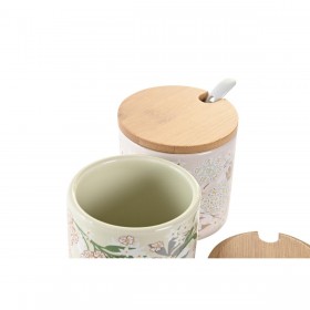 Portazucchero DKD Home Decor Bambù Dolomite (7,5 x 7,5 x 7,5 cm)