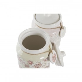 Barattolo DKD Home Decor 12 x 12 x 16 cm 1 L Dolomite Tradizionale (2 Unità)
