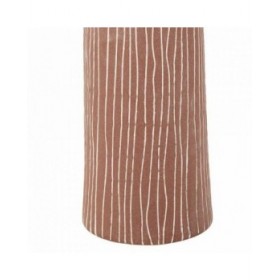 Vaso Alexandra House Living Argento Ceramica 13 x 53 x 13 cm