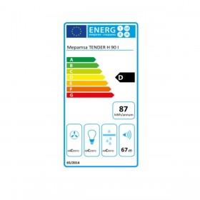 Cappa Classica Mepamsa 110.0270.808 90 cm 705 m3/h 800W C Acciaio