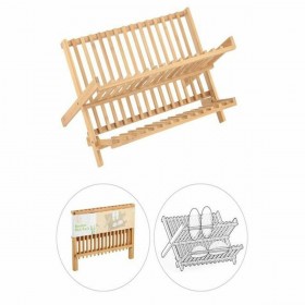 Scolapasta da Cucina Pieghevole DKD Home Decor 42 x 27,5 x 38 cm Naturale