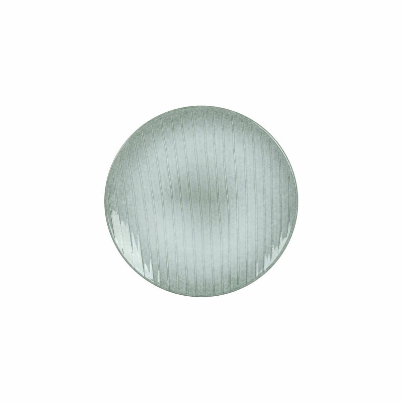 Piatto Piano DKD Home Decor Verde Gres (20 x 20 x 2,5 cm)