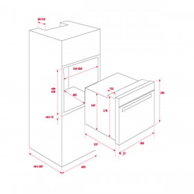 Forno Multifunzione Teka Teka | Horno Multifunción A+ 70 L HydroClean A+ 2615W 70 L