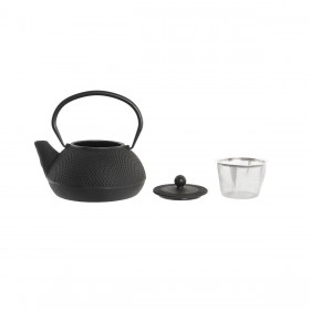 Teiera DKD Home Decor Nero Acciaio inossidabile Bianco (2 Unità)