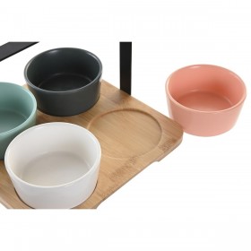 Set da Aperitivo DKD Home Decor 20 x 20 x 14 cm Porcellana Multicolore