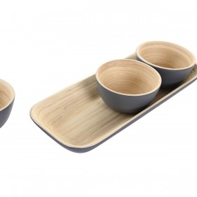 Ciotola DKD Home Decor 32 x 12,7 x 3,5 cm (3 Pezzi)