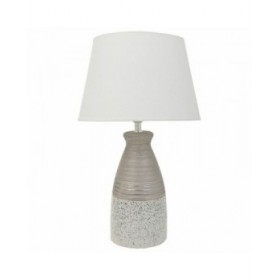 Lampada da tavolo Alexandra House Living Argento Ceramica 14 x 36 x 14 cm