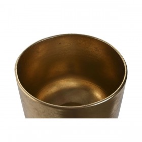 Secchiello per il ghiaccio Home ESPRIT Dorato Resina Tropicale 33 x 22 x 34,5 cm