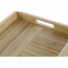 Vassoio DKD Home Decor Naturale Bambù 43 x 27 x 4,5 cm