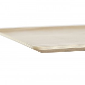 Vassoio DKD Home Decor Naturale Bambù 36 x 28 cm 36 x 28 x 0,8 cm