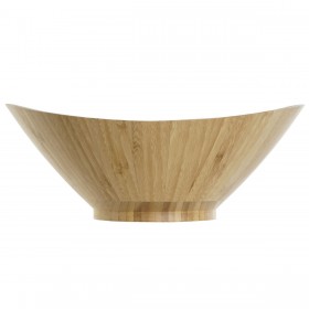 Ciotola DKD Home Decor Naturale Bambù 24,6 x 22,5 x 9,5 cm