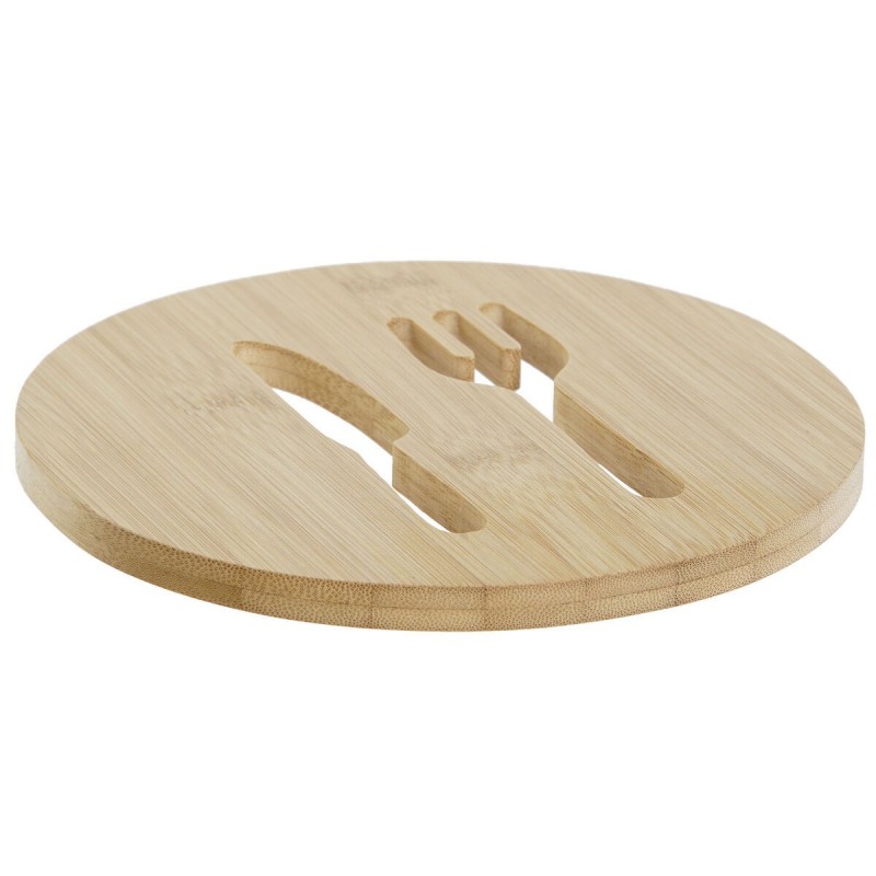 Sottopentola DKD Home Decor Naturale Bambù 17,5 x 17,5 x 1 cm