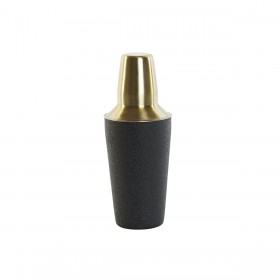 Shaker per cocktail DKD Home Decor Nero Acciaio inossidabile 9,5 x 9,5 x 22 cm