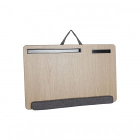 Vassoio Home ESPRIT Poliestere Legno MDF 55 x 35 x 7 cm