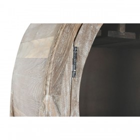 Mobile Aggiuntivo Home ESPRIT Naturale Cristallo Teca Legno Riciclato 75 x 40 x 182 cm