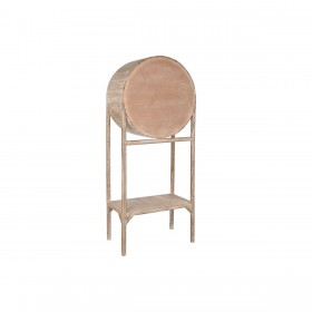 Mobile Aggiuntivo Home ESPRIT Naturale Cristallo Teca Legno Riciclato 75 x 40 x 182 cm