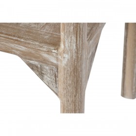 Mobile Aggiuntivo Home ESPRIT Naturale Cristallo Teca Legno Riciclato 75 x 40 x 182 cm