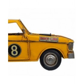 Statua Decorativa Alexandra House Living Giallo Ferro ABS Macchina 12 x 9 x 27 cm