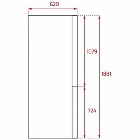Frigorifero combinato Teka NFL345  Bianco (188 x 60 cm)