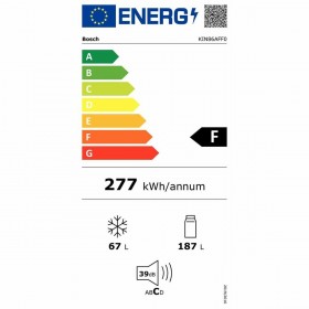 Frigorifero combinato BOSCH KIN86AFF0  (177 x 56 cm)