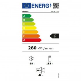 Frigorifero combinato Hotpoint-Ariston INC18T311 Bianco (177 x 54 cm)