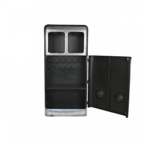 Portabottiglie Home ESPRIT Azzurro Grigio Metallo 71 x 43 x 152 cm
