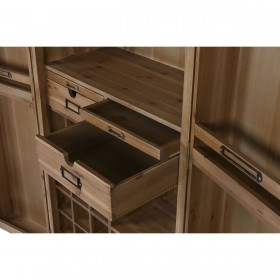 Portabottiglie Home ESPRIT Marrone Abete 64,5 x 45 x 146,5 cm