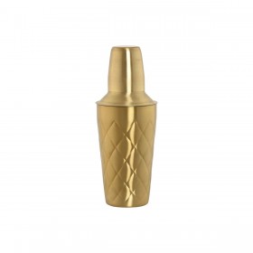 Shaker per cocktail Home ESPRIT Dorato Acciaio inossidabile 9,5 x 9,5 x 22 cm