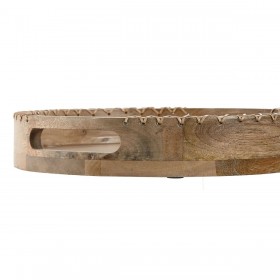 Vassoio per aperitivi Home ESPRIT Naturale Coloniale 30 x 30 x 5 cm