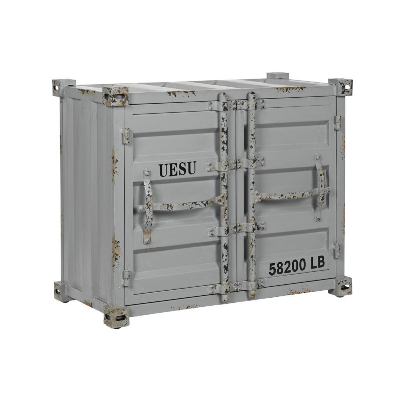 Portabottiglie Home ESPRIT Grigio Blu cielo 77 x 41 x 64 cm