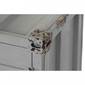 Portabottiglie Home ESPRIT Grigio Blu cielo 77 x 41 x 64 cm