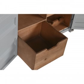 Portabottiglie Home ESPRIT Grigio Blu cielo 77 x 41 x 64 cm