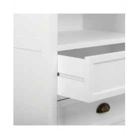 Scaffale Alexandra House Living Bianco Marrone Lega di Zinco Legno MDF 40 x 180 x 63 cm
