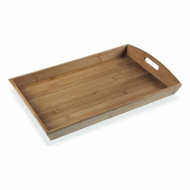 Vassoio Versa Legno Bambù 32 x 6,5 x 50 cm Nero