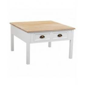Tavolino da Caffè Alexandra House Living Bianco Marrone 80 x 50 x 80 cm