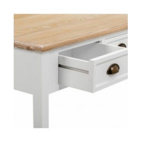 Tavolino da Caffè Alexandra House Living Bianco Marrone 80 x 50 x 80 cm