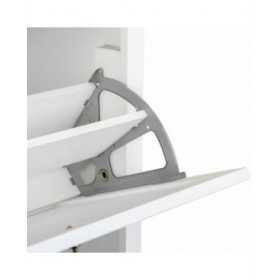 Armadio scarpiera Alexandra House Living Bianco Marrone 33 x 120 x 80 cm