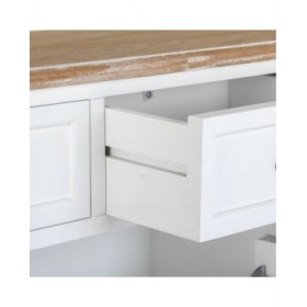 Armadio scarpiera Alexandra House Living Bianco Marrone 33 x 120 x 80 cm