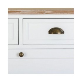 Armadio scarpiera Alexandra House Living Bianco Marrone 33 x 120 x 80 cm