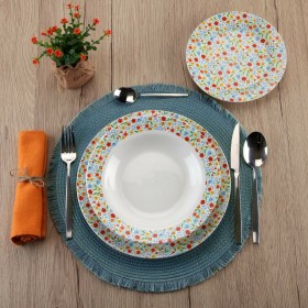 Set di Stoviglie Versa Flandes 18 Pezzi Porcellana