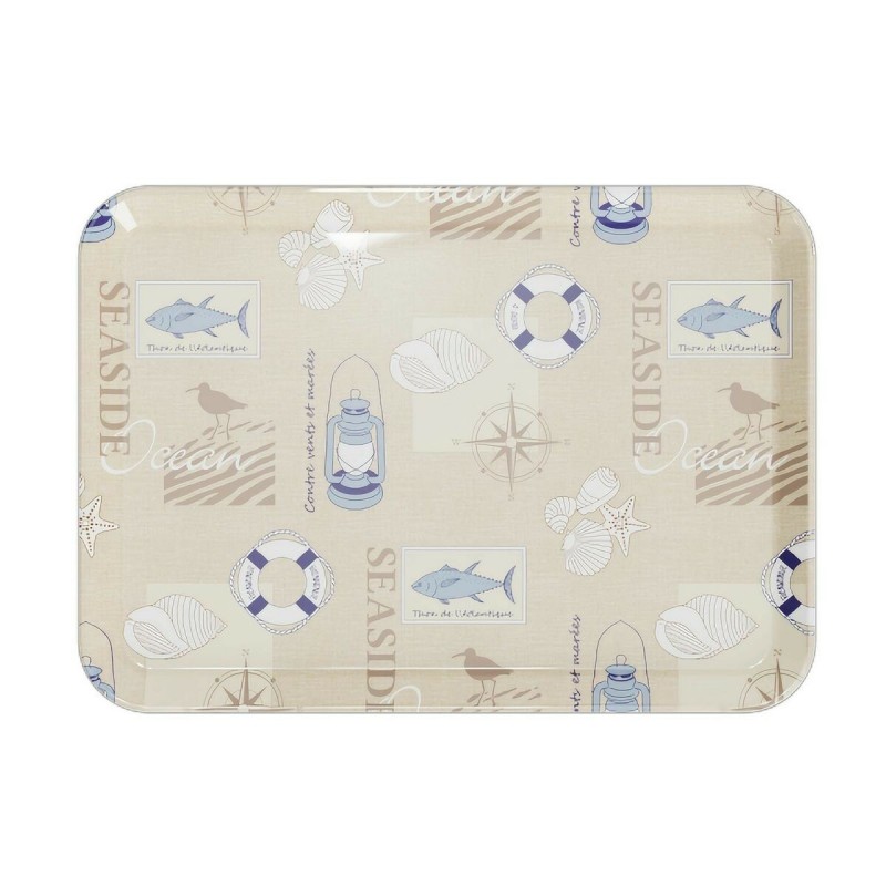 Vassoio Versa Seaside Polietilene RPET 27 x 2,2 x 38 cm